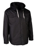 Forcefield Hoodie Shacket With Detachable Hood
