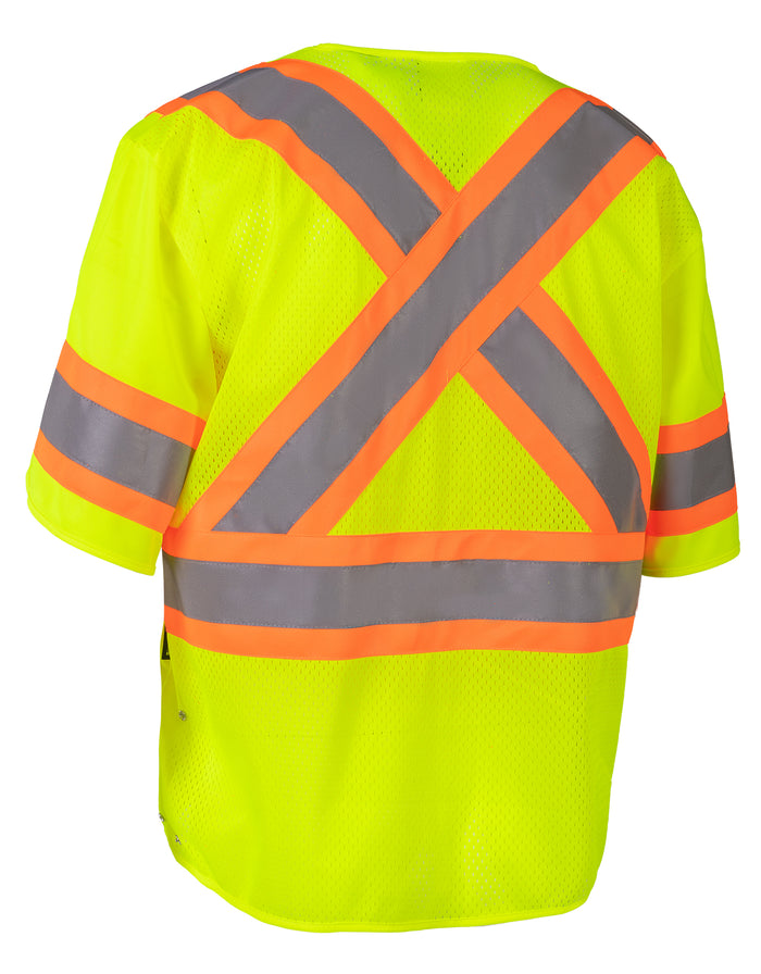 Forcefield Hybrid Traffic Vest Safety Shirt