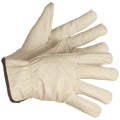 "Maximum Overdrive" Fleece Lined Driver's Gloves, Elastic Wrist - Hi Vis Safety
