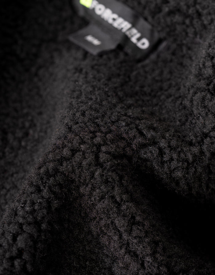 Forcefield Winter Lined Black Cotton Canvas Coverall