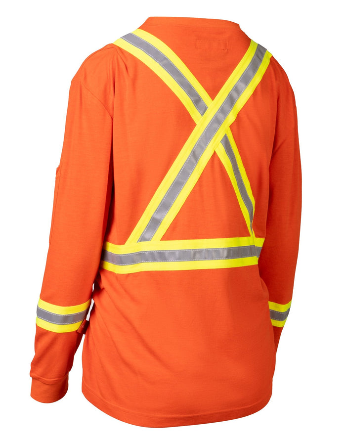Forcefield Women's Inherent Flame-Resistant 6.4oz Maternity Long Sleeve T-shirt