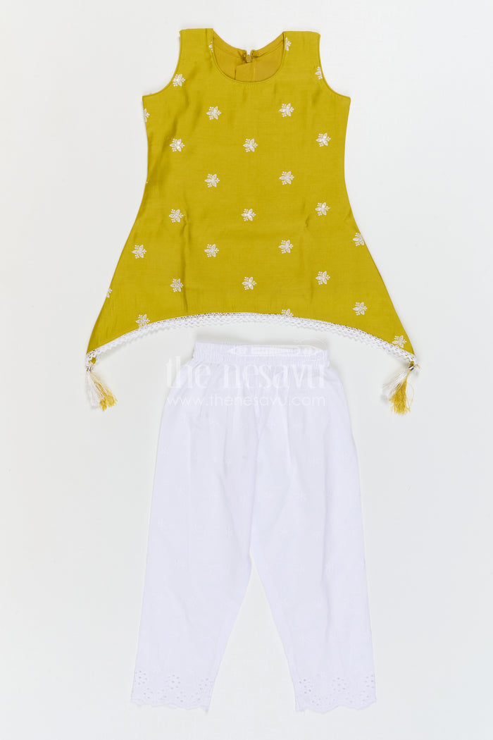 Girls Churidar Outfit for Festive Celebrations and Ethnic Wear