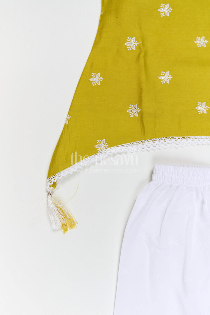Girls Churidar Outfit for Festive Celebrations and Ethnic Wear