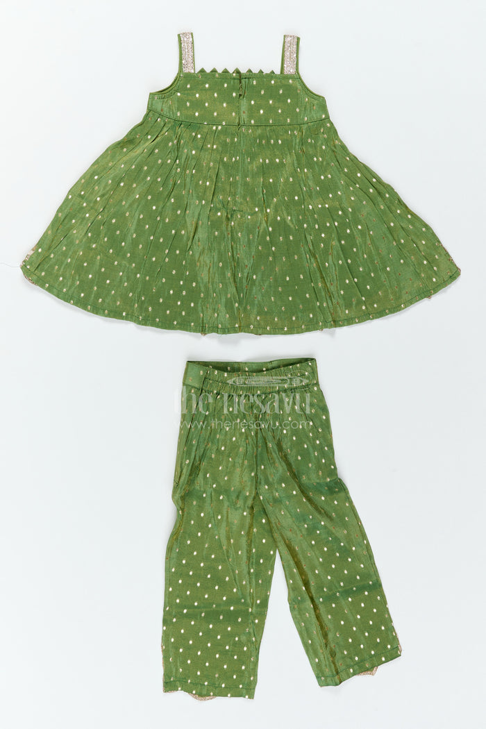 The Nesavu Girls Co-Ord Sets Girls Co Ord Set for Cultural Events and Festive Family Gatherings Nesavu Nesavu Girls Viscose Co Ord Set For Cultural Events Festive Gatherings Birthdays And Family Functions