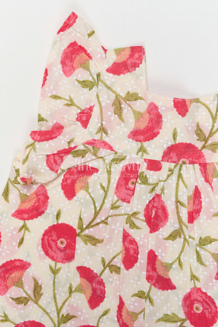 The Nesavu Girls Co-Ord Sets Girls Cotton Co Ord Set for Summer Play and Outings Nesavu Nesavu Girls Cotton Co Ord Set With Digital Print For Summer Play Outings And Casual Wear