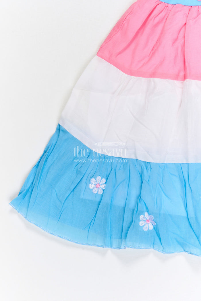 The Nesavu Girls Cotton Frock Girls Cotton Frock for Birthday Celebrations and Family Photos Nesavu Nesavu girls cotton frock for birthday celebrations twirl dresses for parties and festive occasions