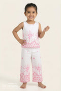 The Nesavu Girls Casual Set Girls Embroidered Cotton Set for School Ethnic Days and Cultural Outings Nesavu 18 (2Y) / Pink GPS886A-18 Nesavu girls embroidered cotton kurta set ethnic school day cultural family occasions
