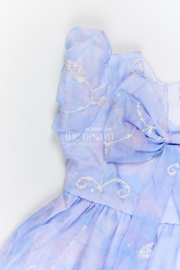 The Nesavu Girls Cotton Frock Girls Embroidered Party Frock for Birthdays and Special Occasions Nesavu Nesavu girls embroidered party frock for birthdays celebrations and special occasion dresses
