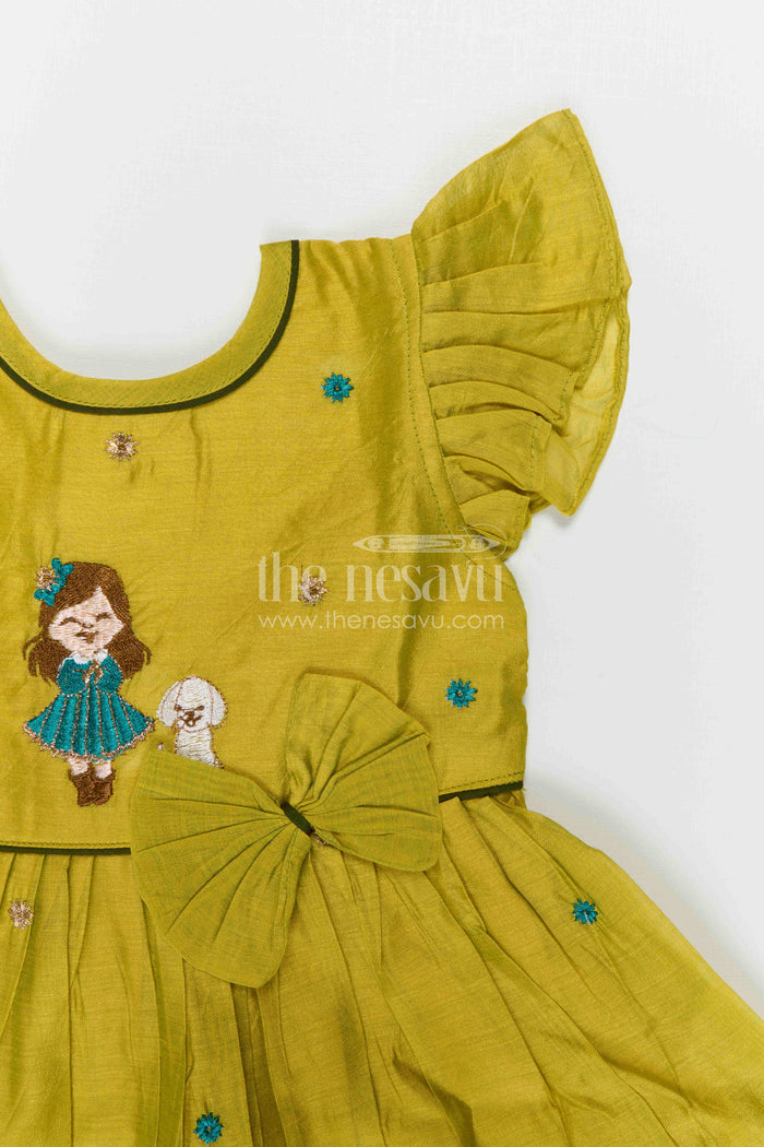 Girls Ethnic Frock for Celebrations and Traditional Occasions
