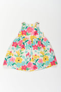Girls Floral Cotton Frock for Birthdays Garden Parties and Family Outings