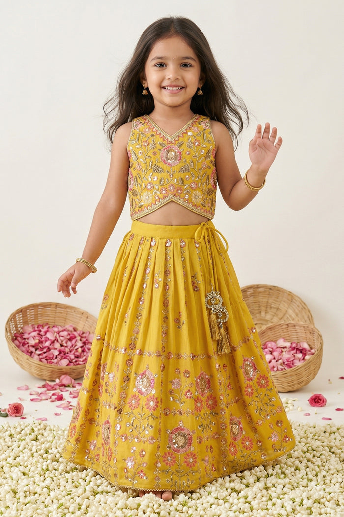Girls Lehenga Choli for Festive Celebrations and Weddings