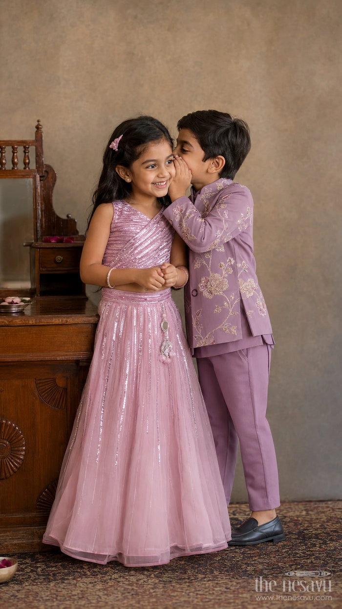 Girls Lehenga Choli for Temple Visits and Festive Celebrations