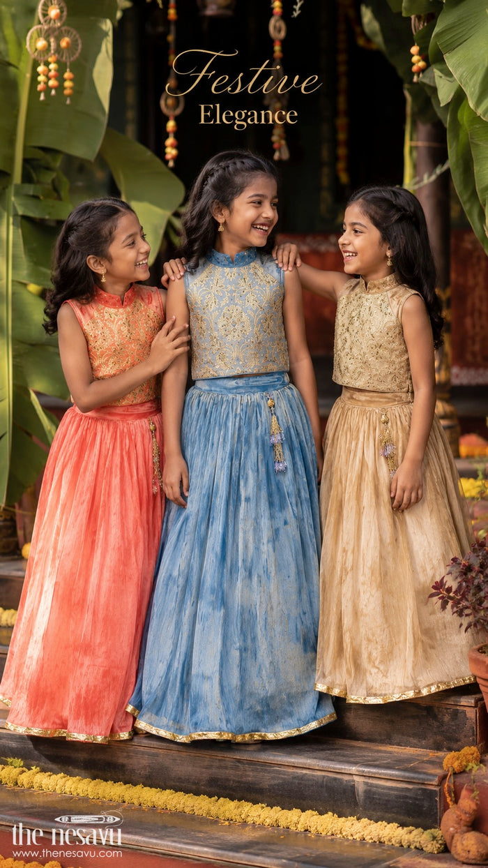 Girls Lehenga Choli for Wedding Receptions and Festive Evenings