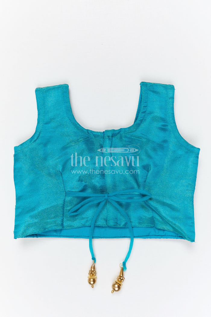 The Nesavu Girls Lehenga Choli Girls Lehenga Choli for Weddings and Festive Family Functions Nesavu Nesavu girls lehenga choli for weddings festive celebrations viscose silk outfit with designer embroidery