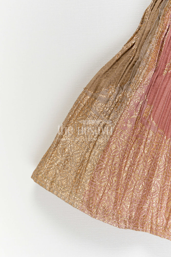 The Nesavu Girls Fancy Lehenga Girls Lehenga for Weddings and Grand Festive Occasions Nesavu Nesavu Girls Lehenga For Weddings And Grand Festive Occasions With Designer Yoke And Flared Silhouette