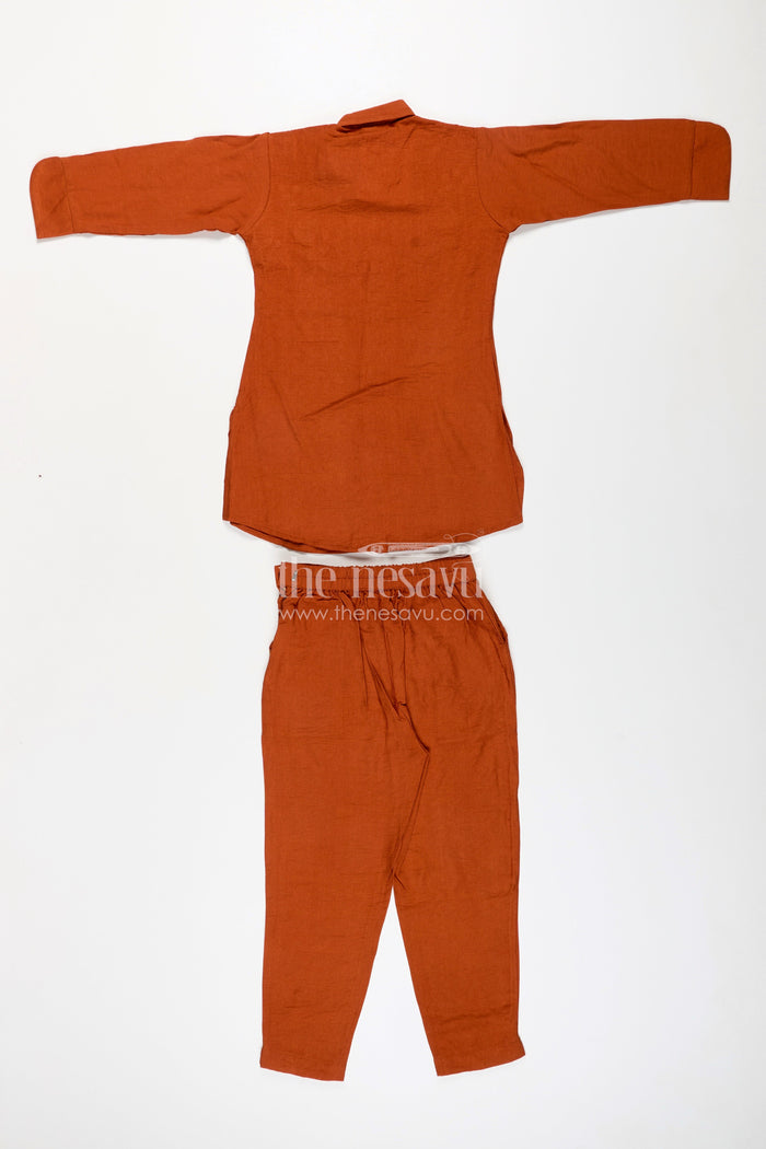 The Nesavu Girls Co-Ord Sets Girls Plazzo Kurta Set with Floral Embroidery for Everyday Ethnic Wear Nesavu Nesavu girls floral embroidery plazzo set viscose  perfect ethnic day casual occasions