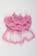 The Nesavu Girls Fancy Party Frock Girls Ruffle Frock for Birthday Photoshoots and Princess Parties Nesavu 16 (1Y) / Purple / Plain Net PF323A-16 Nesavu Girls Net Ruffle Frock For Birthday Photoshoots Princess Parties And Milestone Celebrations