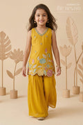 Girls Sharara Palazzo Set for Wedding Celebrations and Festive Occasions
