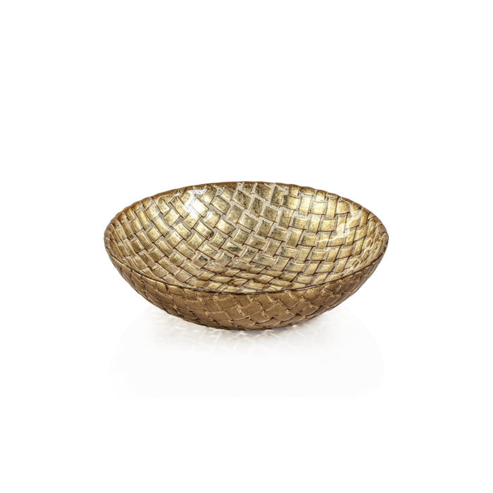 Gold Braided Glass Bowl, Set of 6 - Tableware by Carlyle Avenue