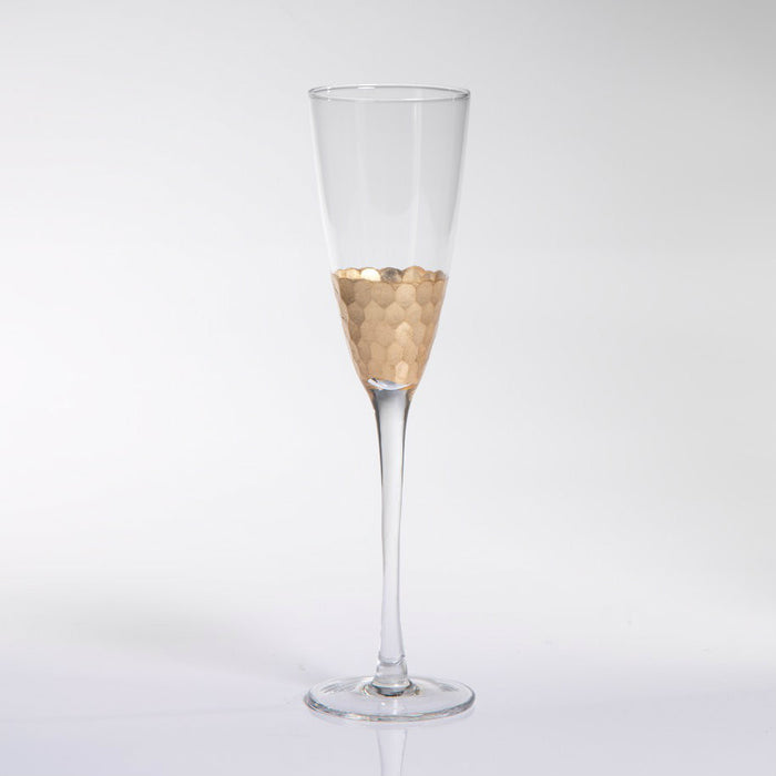 Gold Leaf Fez Stemware - Set of 4 - Stemware by Carlyle Avenue