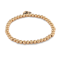 Gold Stretch Bead Bracelet