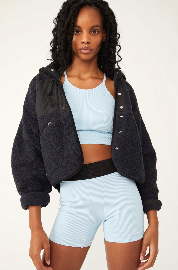 Hit The Slopes Jacket in Black