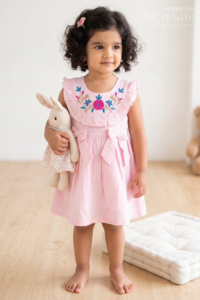 Infant Girl Frock for Festive Family Portraits