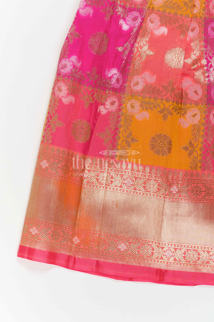 The Nesavu Pattu Pavadai Kids Pattu Pavadai for Festive Ceremonies and Cultural Events Nesavu Nesavu Kids Pattu Pavadai For Festive Ceremonies Temple Events And Traditional Family Celebrations