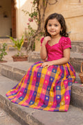Kids Silk Gown for Wedding Guest Looks and Festive Parties