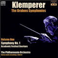 KLEMPERER conducts the Brahms Symphonies - (1956/57) - PABX027
