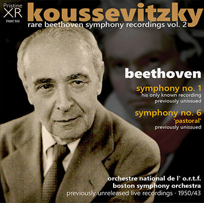 KOUSSEVITZKY Rare Beethoven Symphony Recordings Vol. 2 (1950/44) - PASC522 - CD