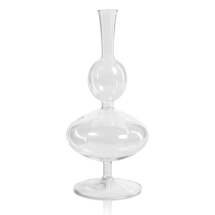 Lily Glass Footed Vases - Vases by Carlyle Avenue