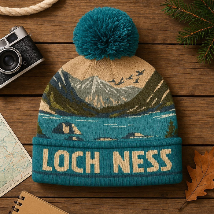 Loch Ness Bobble Hat