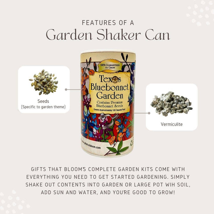 Love You Mom Garden Shaker Can