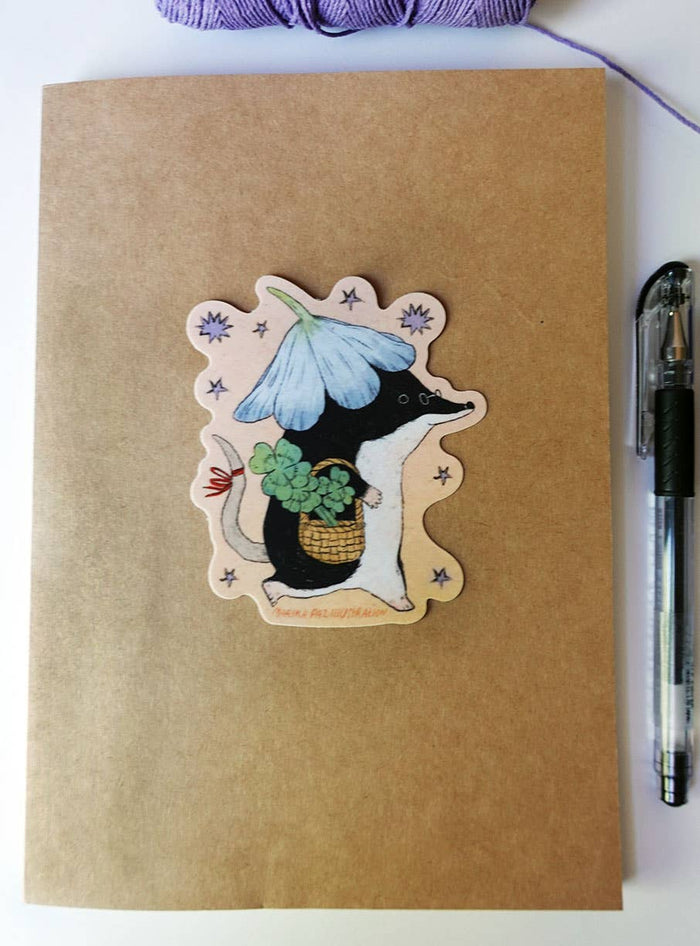 Lucky Shrew Sticker