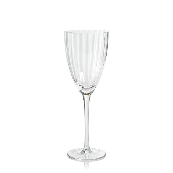 Madeleine Optic Glassware Collection - Clear (SINGLE) - Glassware by Carlyle Avenue
