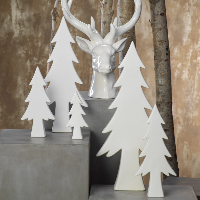 Matt White Decorative Tree - Christmas Trees by Carlyle Avenue