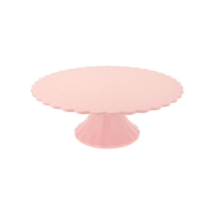Medium Bamboo Fiber Cake Stand- Pink