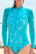 Mermaid Scales Long Sleeve Neoprene Swimsuit