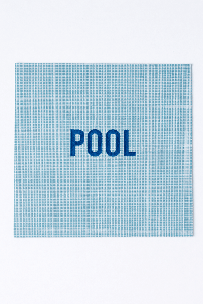 No Reservations | Pool Disposable Cocktail Napkins - No Reservations - Living with Ivey