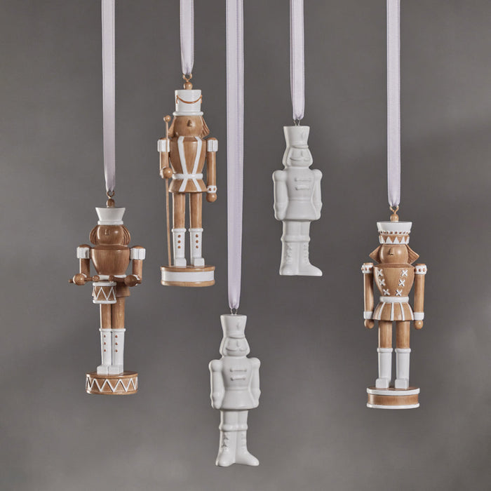 Nutcracker Ornaments - Brown - Christmas Decor by Carlyle Avenue