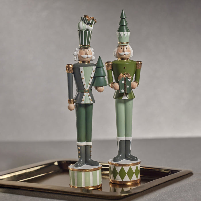 Nutcracker Soldier - Green - Holiday Decor by Carlyle Avenue