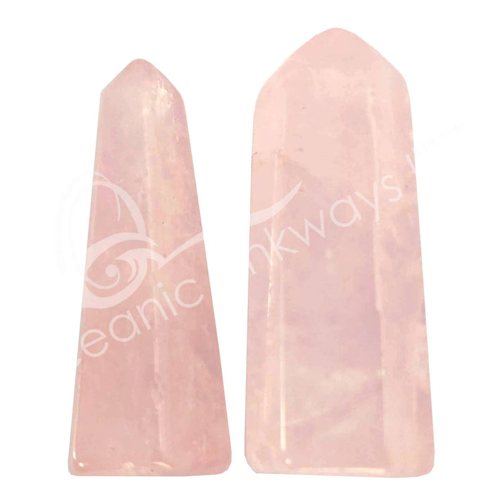OBELISK - ROSE QUARTZ 1-1.75" (PC)