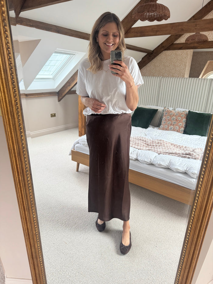 Large size womens brown suede ballet flats available in large womens sizes 8-12