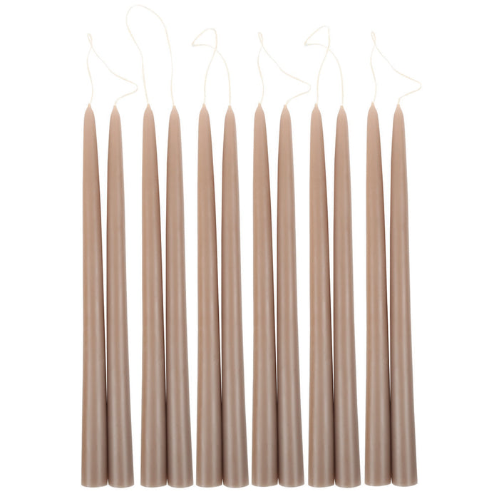 Pair of Taper Candles - Greige - Candles by Carlyle Avenue
