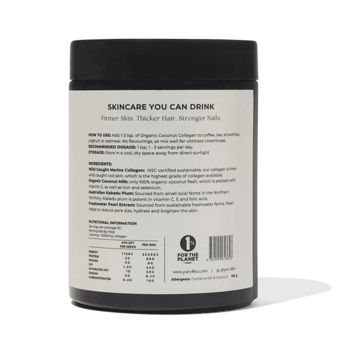 Pearl Marine Collagen Superpowder | Organic Coconut - PAR OLIVE - Living with Ivey