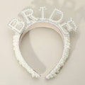 Pearl BRIDE Message Pointed Headband