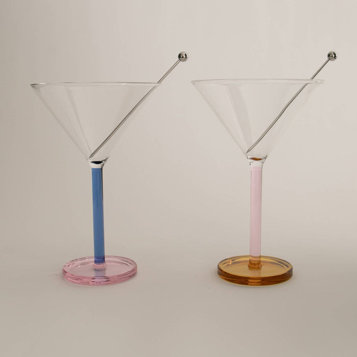 Piano Cocktail Glasses, Bluenote -  by Carlyle Avenue