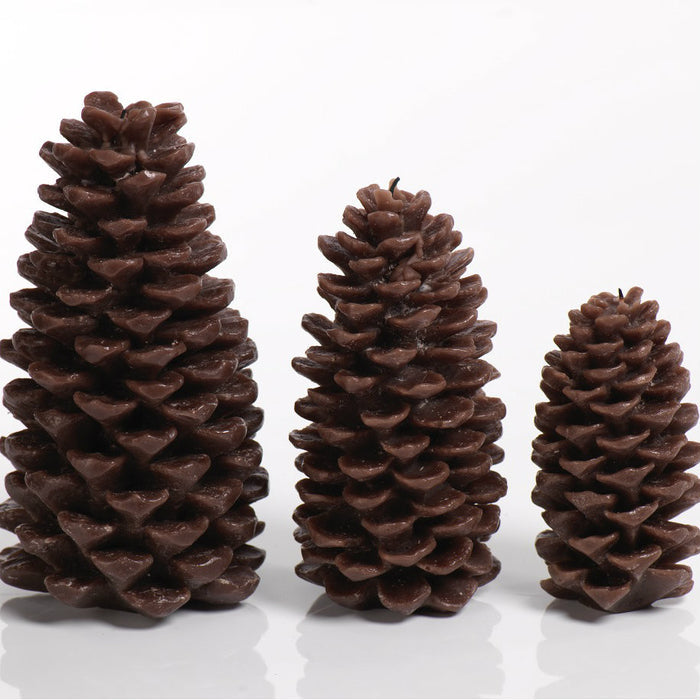 Pine Cone Candle - Brown - Candles by Carlyle Avenue