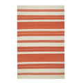 Puhalo Stripe Saffron Flat Woven Rug Rectangle image